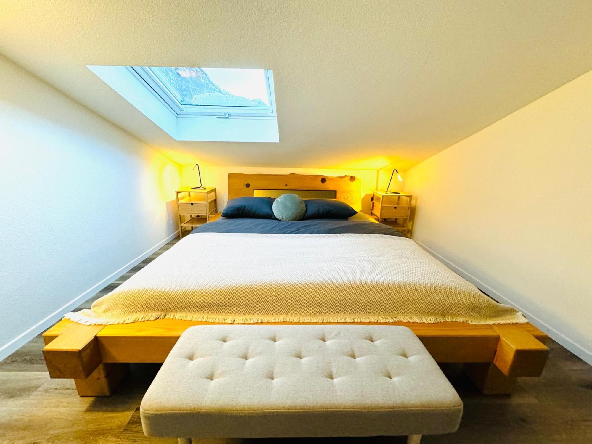 Unique Penthouse With Gallery And Mountain View Kandersteg Exteriör bild